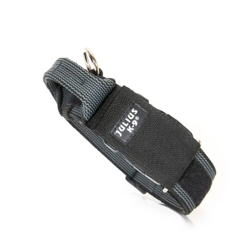 Julius K9 JULIUS-K9 Halsband Mit Griff 40mm Schwarz/ Grau 2 Julius K9 JULIUS-K9 Halsband Mit Griff 40mm Schwarz/ Grau – Bild 2