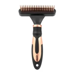 Europet Bernina NOIR Entwirrungsharke Rotierende Zinken Doppelt