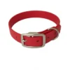 Bio-leine 24-33cm HU Biothane Halsband Rot 24 Cm, 33 Cm