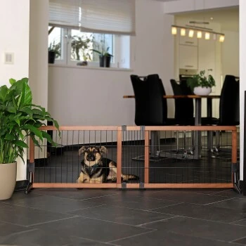 Lionto Absperrgitter, Hundeschutzgitter 2 Lionto Absperrgitter, Hundeschutzgitter – Bild 2