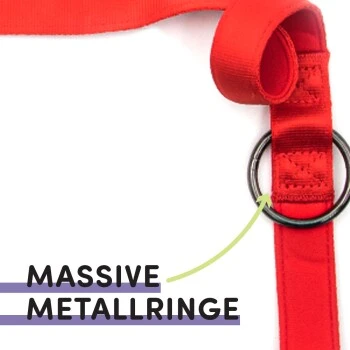 STUCH Hundeleine - Führleine - Medium Rot 5 STUCH Hundeleine - Führleine - Medium Rot – Bild 5