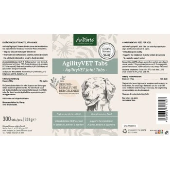 Aniforte AgilityVET Gelenktabletten 300 Stück 4 Aniforte AgilityVET Gelenktabletten 300 Stück – Bild 4