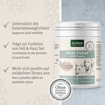 Aniforte MSM Pulver 300g 2 Aniforte MSM Pulver 300g – Bild 2