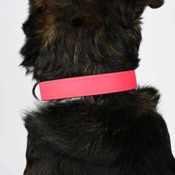THE DOG IDEA Biothane Halsband Pink Pfirsich XS 4 THE DOG IDEA Biothane Halsband Pink Pfirsich XS – Bild 4