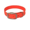 Bio-leine 52-62cm HU Biothane Halsband Orange 24 Cm, 33 Cm