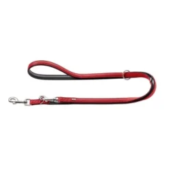 Hunter Führleine Vega Rot/ Schwarz 1,5 Cm