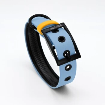 THE DOG IDEA Biothane Halsband Hellblau XS 6 THE DOG IDEA Biothane Halsband Hellblau XS – Bild 6
