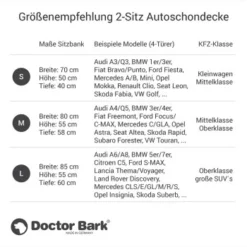 Doctor Bark Autoschondecke Rückbank 2-Sitz Prodtest Grau S -Hund Spielzeug Verkäufe c62d19c922592469d76e197f0e126d7087752418 d79e963b3a718dbf3283e05750d64c0c96ba2e20