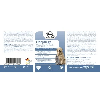 Fortan Ohrpflege Tinktur 250 Ml 2 Fortan Ohrpflege Tinktur 250 Ml – Bild 2